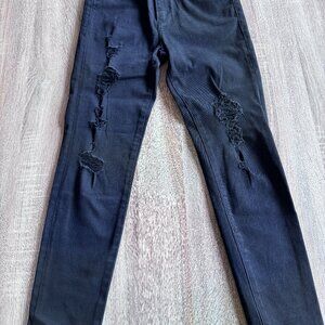 New Abercrombie & Fitch Simone High-Rise Super Skinny Black Jean Size 28 6s